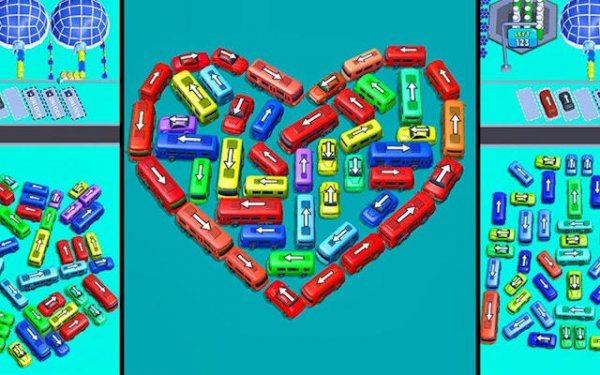 Bus Sort: Parking Puzzle Challenge