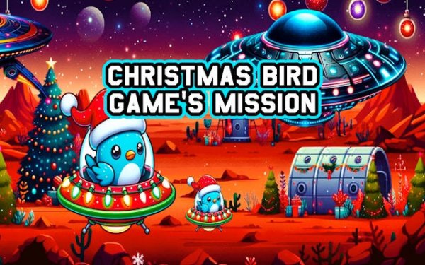 Christmas Bird Space Adventure Online Game