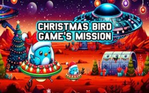 Holiday Bird Space Journey