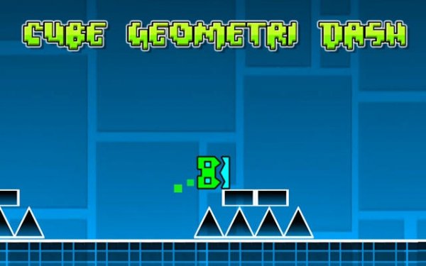 Cube Geometry Dash Online - Rhythm Platformer Game
