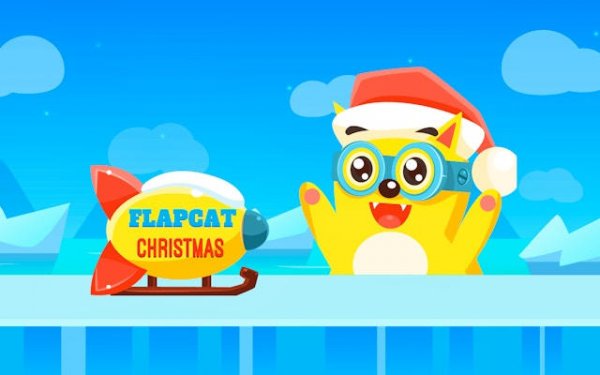 FlapCat Christmas Online Game