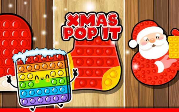 Xmas Pop It: Christmas Bubble Fidget Online Puzzle Game