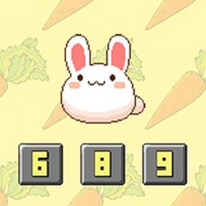 Bunny Math Online Puzzle Game for Kids